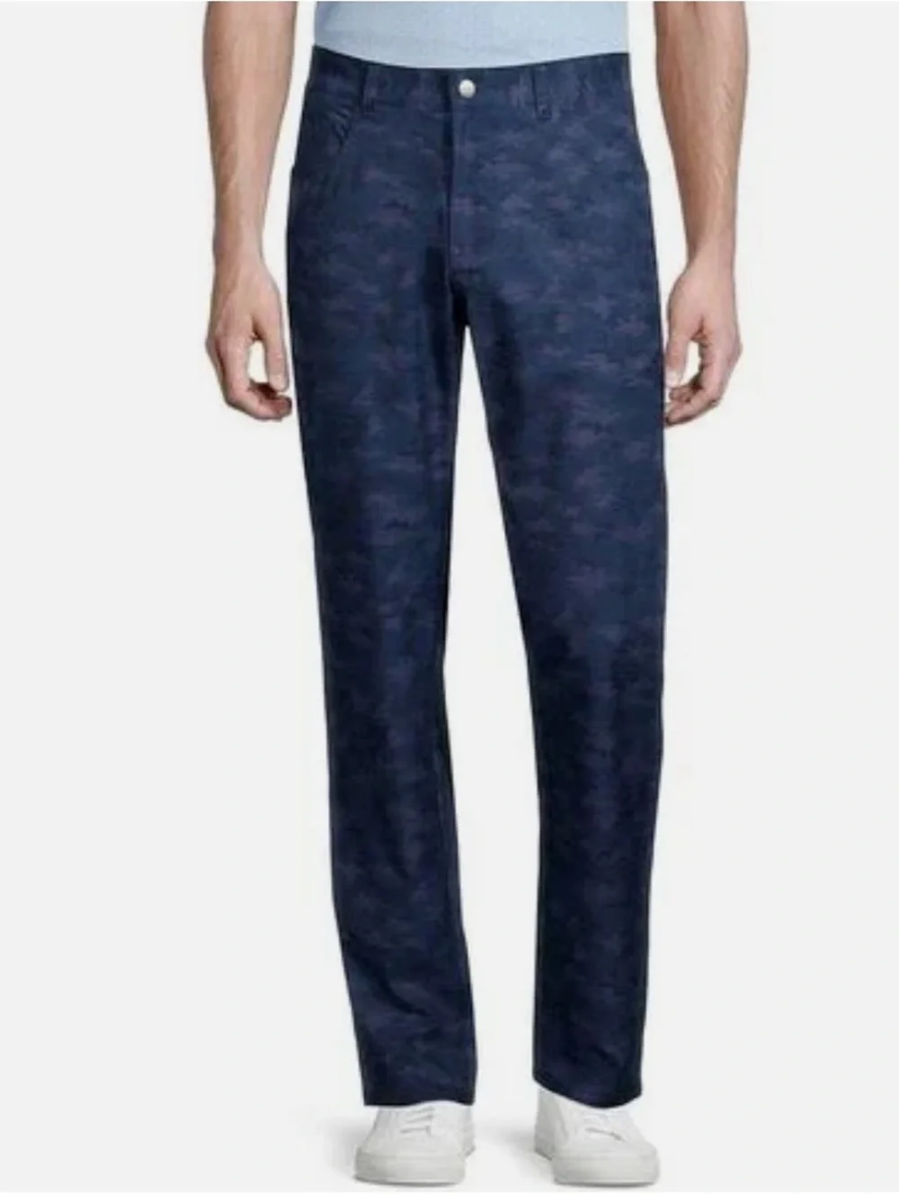Peter Millar Men's Camo Crown Sport 5 Pkt Navy Performance Pants Size 35/32